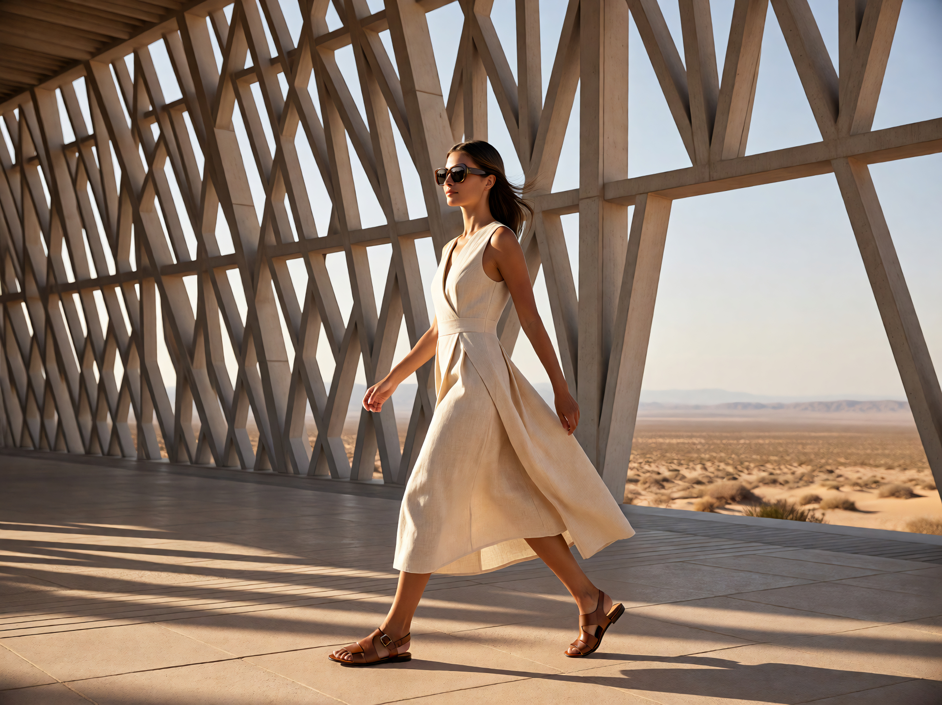 FIRA — desert architecture against the McDowell range